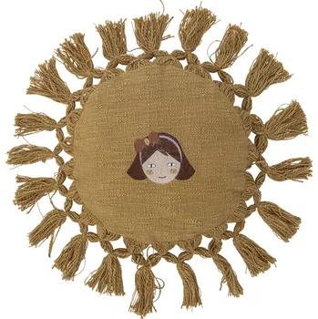 Polštář Bloomingville, Dekorativní polštář Elinna žlutý - Formadore