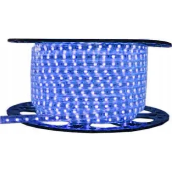 LED páska 5050 LED pásek 60LED/m hadice 2m modrá modrý 230V na metry IP67 Sada