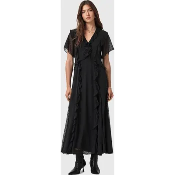 Dámské šaty Šaty AllSaints MARI W016DD černá 99X, vel. 36