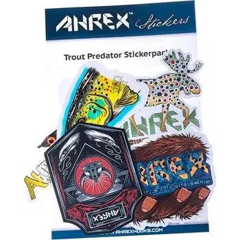 samolepka Ahrex Samolepky Trout Predator Sticker Pack #1