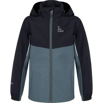 Chlapecká bunda Hannah BRONS JR II anhracite/balsam green /140