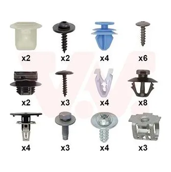 Nárazník Montážní sada, nárazník VAN WEZEL 0989794