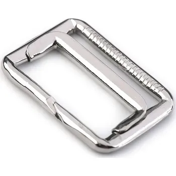 Kalhotová přezka / posunovač šíře 22 mm - nikl (2 ks)