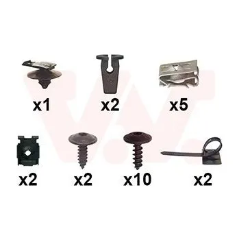 Nárazník Montážní sada, nárazník VAN WEZEL 4929793