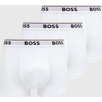 Pánské spodní prádlo Boxerky BOSS Trunk 3P Power 3-pack 50475274 bílá 00X, vel. M
