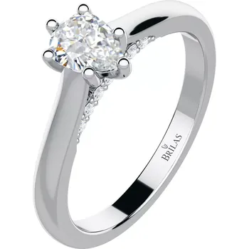 Šperk Koro W Briliant - zásnubní prsten z bílého zlata s brilianty