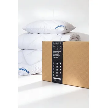 Povlečení nanoSPACE Celoroční protiroztočová sada komplet: polštář + celoroční přikrývka + povlak na matraci (70x90 cm, 140x200 cm, 90x200x20 cm)