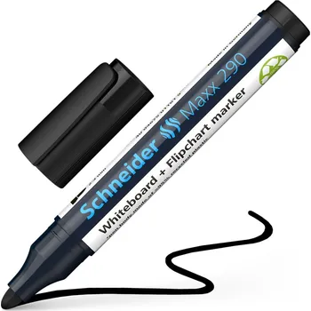 Náplň do psacích potřeb SCHNEIDER Popisovač Schneider Maxx 290 na bílé tabule - černý 609499