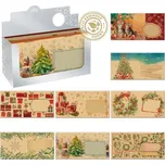 Obálka s potiskem DL, vánoční motiv, mix