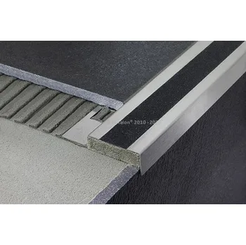 Stavební profil 93983 SIX/125 Schod.profil, Nerez broušený, H=12,5mm, šíře...