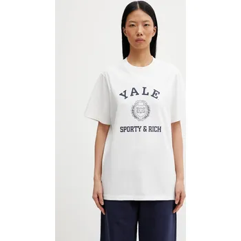 Dámské tričko Bavlněné tričko Sporty & Rich Veritas, XS, béžová, 01X