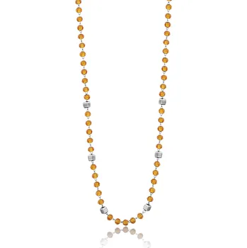 Módní doplněk S'Agapõ Slušivý náhrdelník s oranžovými korálky Shrine SSR07 + 2 měsíce na vrácení zboží