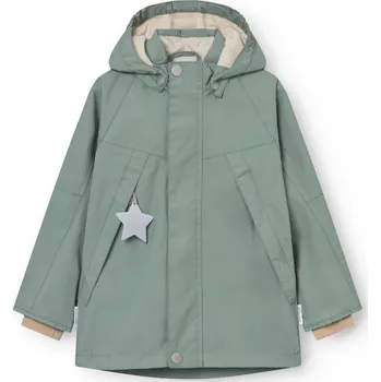 MINI A TURE Dětská zateplená nepromokavá bunda MATVALON "Granite Green" VELIKOST: 110/5 let