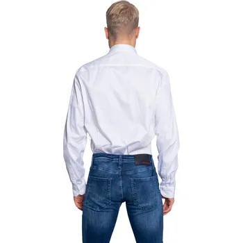 Pánská košile Armani Exchange pánská košile Armani modrá | bílá 3457904