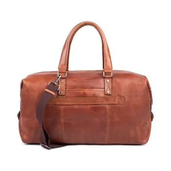 Cestovní taška SEGALI Cestovní kožená taška 29380 Tan + 2 měsíce na vrácení zboží