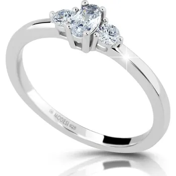 Šperk Modesi Elegantní stříbrný prsten s čirými zirkony M01412 54 mm + 2 měsíce na vrácení zboží