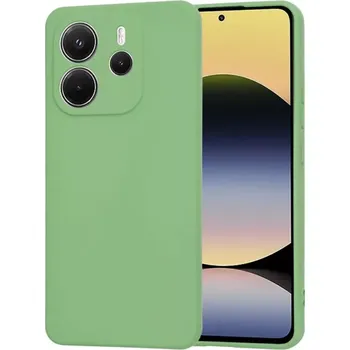 Pouzdro na mobilní telefon Kryt Xiaomi Redmi Note 14 4G, Techsuit SoftFlex - mint green