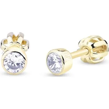 Náušnice Cutie Diamonds Náušnice ze žlutého zlata s diamanty DZ3034-30-00-X-1 + 2 měsíce na vrácení zboží