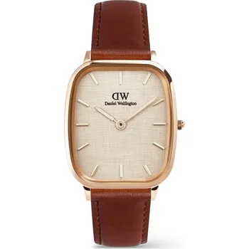 Hodinky Daniel Wellington Marlon St Mawes Linen Rose Gold DW00100816 + 2 měsíce na vrácení zboží