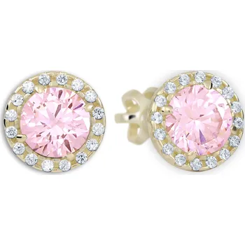 Náušnice Soliter Úchvatné náušnice ze žlutého zlata se zirkony 239 001 00957 0000400 + 2 měsíce na vrácení zboží