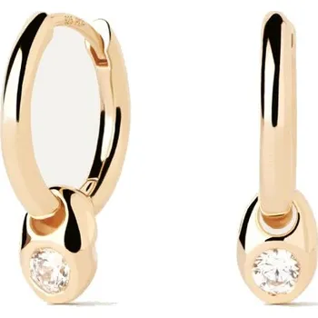 Šperk PDPAOLA Stylové pozlacené náušnice Delta Essentials AR01-C26-U + 2 měsíce na vrácení zboží