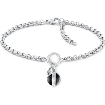 Šperk Tommy Hilfiger Módní řetízkový náramek s onyxem 2780764 + 2 měsíce na vrácení zboží