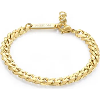 Náramek S'Agapõ Nadčasový pozlacený náramek pro muže Pancer Ripple SRP55 + 2 měsíce na vrácení zboží