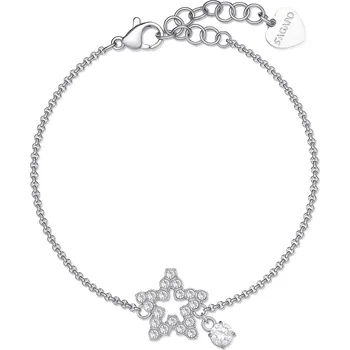 Náramek S'Agapõ Okouzlující náramek Hvězdička s krystaly Twinkle SWN15 + 2 měsíce na vrácení zboží