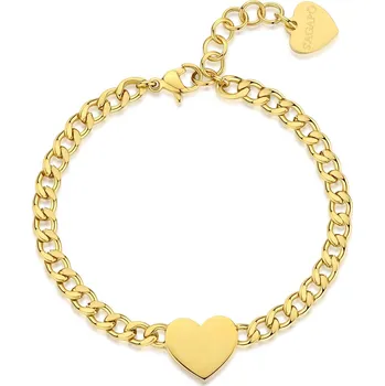 Náramek S'Agapõ Romantický pozlacený náramek se srdíčkem My love SYL14 + 2 měsíce na vrácení zboží