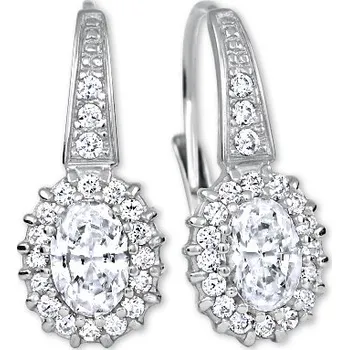 Náušnice Soliter Luxusní náušnice z bílého zlata 239 001 00851 07 + 2 měsíce na vrácení zboží