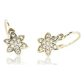 Náušnice Cutie Diamonds Dětské náušnice Hvězdičky ze žlutého zlata s brilianty DC2206-10-00-X-1 + 2 měsíce na vrácení zboží