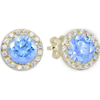 Náušnice Soliter Úchvatné náušnice ze žlutého zlata se zirkony 239 001 00957 0000500 + 2 měsíce na vrácení zboží