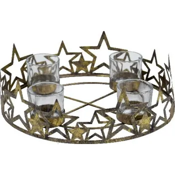 Svícen s hvězdami, V|Ego Dekor