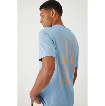 Pánské tričko Bavlněné tričko Medicine RS25.TSMB12 modrá 50X, vel. XL