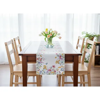 ubrus Vzorovaný ubrus - běhoun na stůl JARNÍ LOUKA II. 40x140 cm Mybesthome