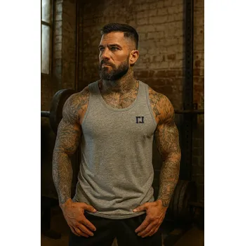 Pánské tílko Pánské tílko Legal Life Gym Basic Grey velikost: M