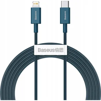 Datový kabel Kabel Baseus USB-C na Apple Lightning 2 m modrý