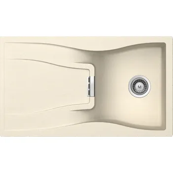Granitový dřez Kuchyňský dřez Schock Waterfall D-100 Magnolia, spodní montáž WATD100UMGL