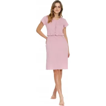 Dámská noční košile Noční košile Doctor Nap , krátký rukáv, nad kolena, velikost L