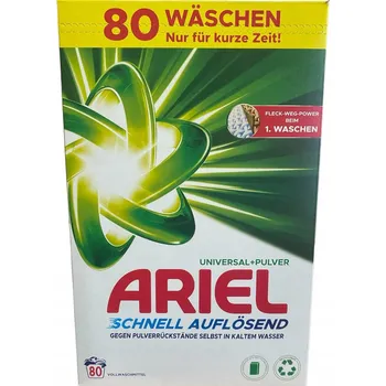 Prací prášek Ariel Univerzální prací prášek 80 praní 4,8 kg Německý