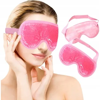 Dámské spodní prádlo Ecarla maska na spaní gelová růžová