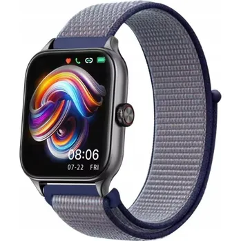 Řemínek na hodinky UNIVERZÁLNÍ NYLONOVÝ ŘEMÍNEK PRO CHYTRÉ HODINKY Z TKANINY NA SUCHÝ ZIP 20 MM