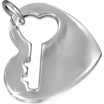 Přívěsek Přívěsek ocel srdce 29 (Šperky chirurgická ocel, přívěšky)