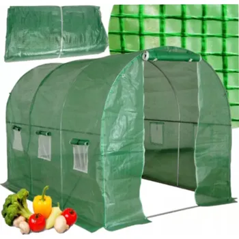 Fóliovník Zahradní fóliovník tunel 2 × 3 m, zelený, 6 m²