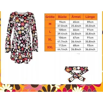 Karnevalový kostým KOSTÝM PŘEVLEK HIPPIE BOHO LÉTA 70 80 VINTAGE TŘÁSNĚ RETRO DOPLŇKY