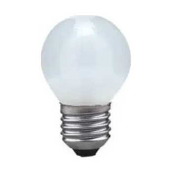 Žárovka Žárovka Klasická P45 230V E27 15W Matná Mléčná