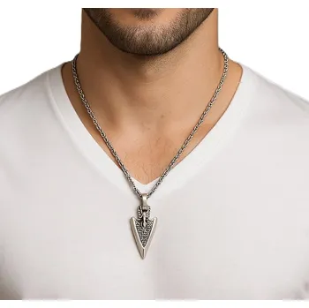 Náhrdelník Viking Náhrdelník Kopí Odina Hrot Severský Amulet