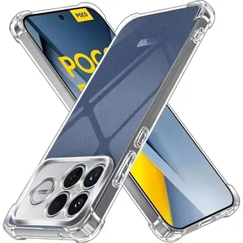 Pouzdro na mobilní telefon Techsuit – nárazuvzdorný průhledný silikon – Xiaomi Poco F8 Ultra – průhledný