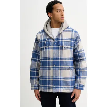 Pánské oblečení Bavlněná bunda Vans VN000P7VF0R1 modrá 55X, vel. XL