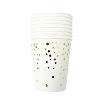 Jednorázové nádobí Papírové kelímky o objemu 220 ml, 6 ks